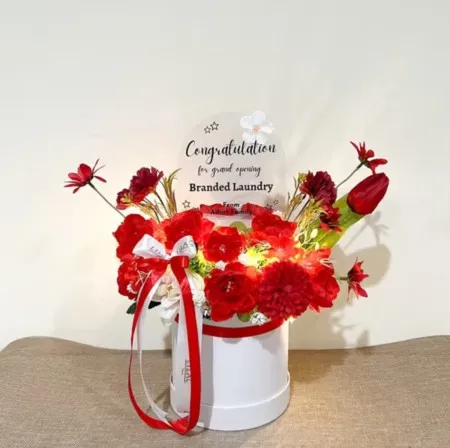 Bloom Box Akrilik Ucapan Grand Opening Binjai